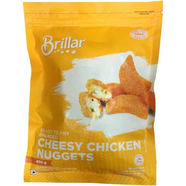 Brillar Cheesy Chicken Nuggets 400g