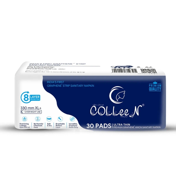 Colleen Graphene Sanitary Napkin Oevr Night Xl30S