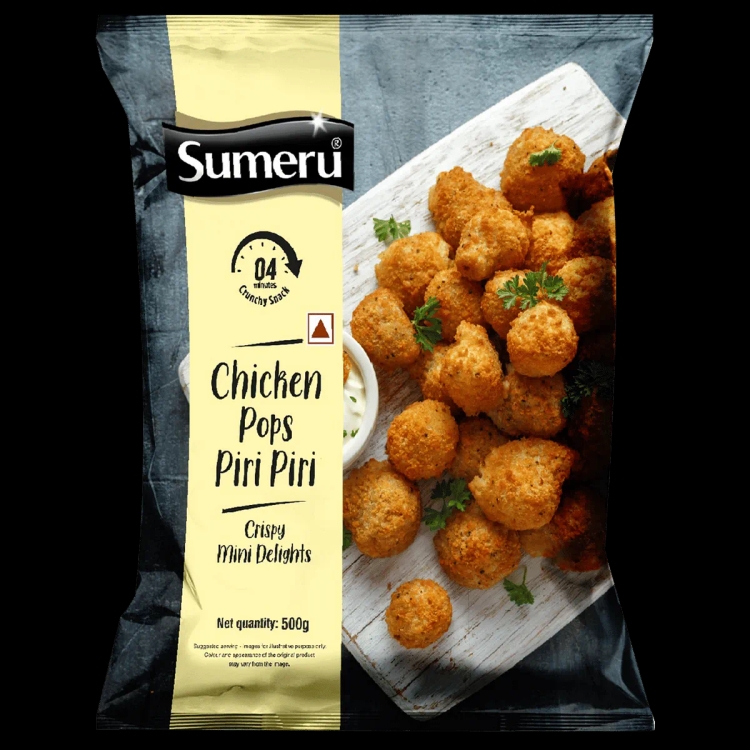 Sumeru  Chicken Pops PiriPiri 500gm