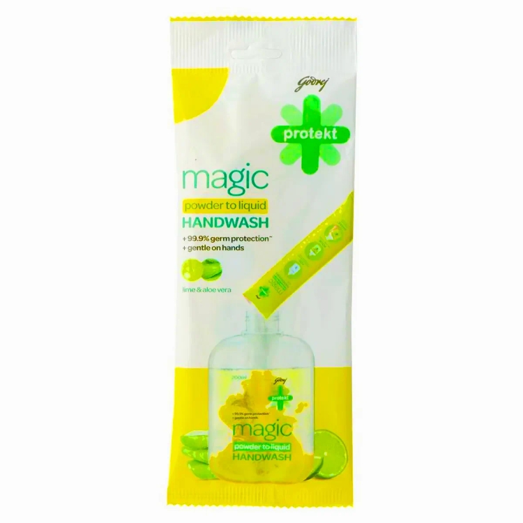 Godrej Protekt Magic Power Liquid Handwash Lime 9 G