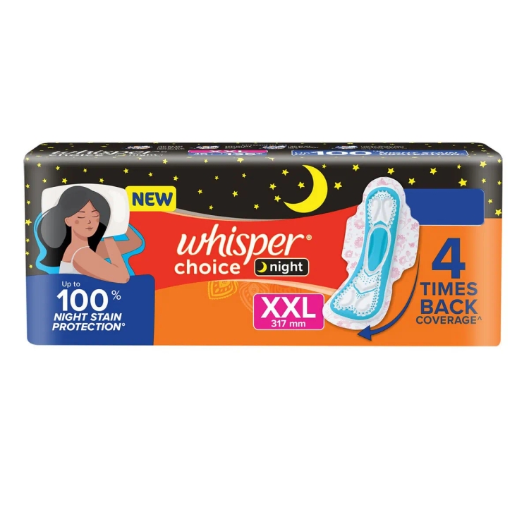 Whisper Choice Over Night Xxl 16S