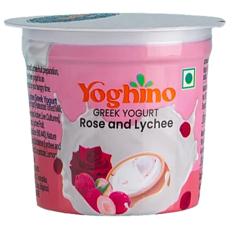 YOGHNO GREEK YOGURT ROSE&LYCHE 90G