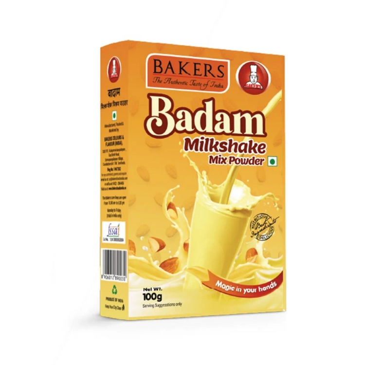 Bakers Badam Milk Shake Mix Powder 100G