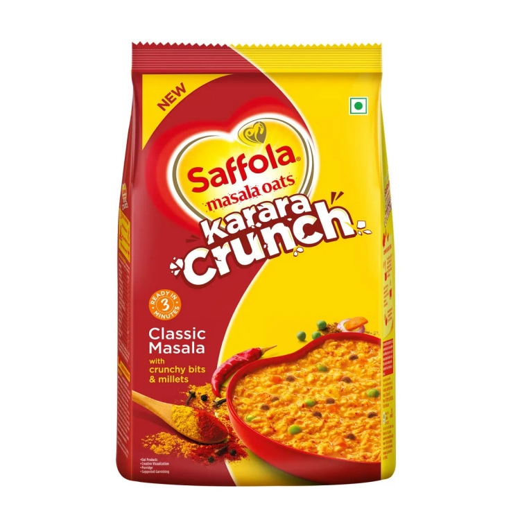Saffola Masala Oats Karara Crunch 500g