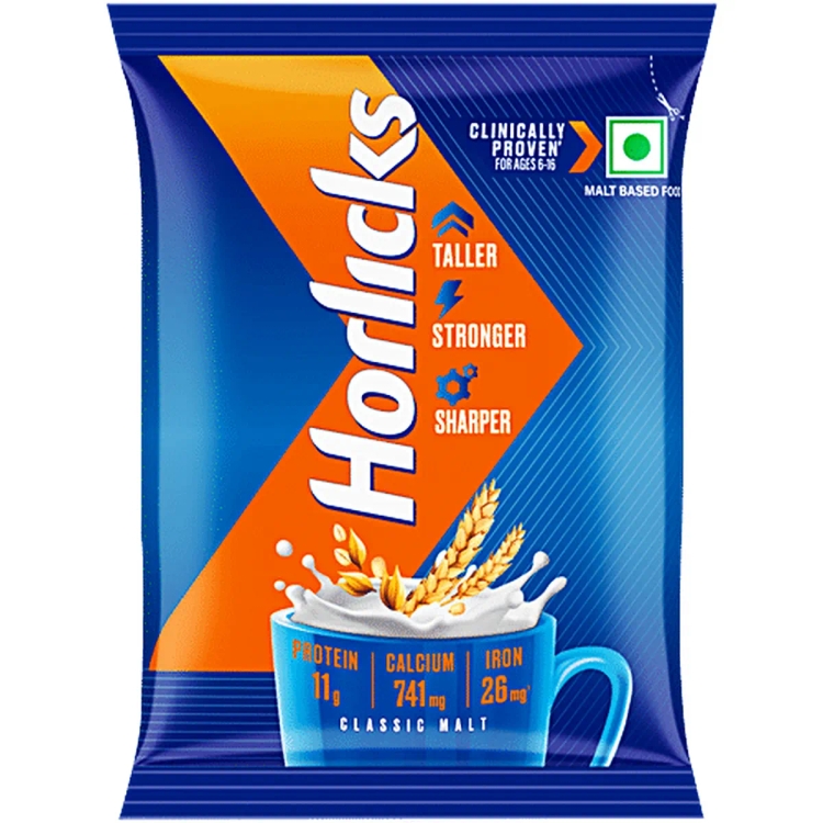 Horlicks Classic Malt Pouch 200g