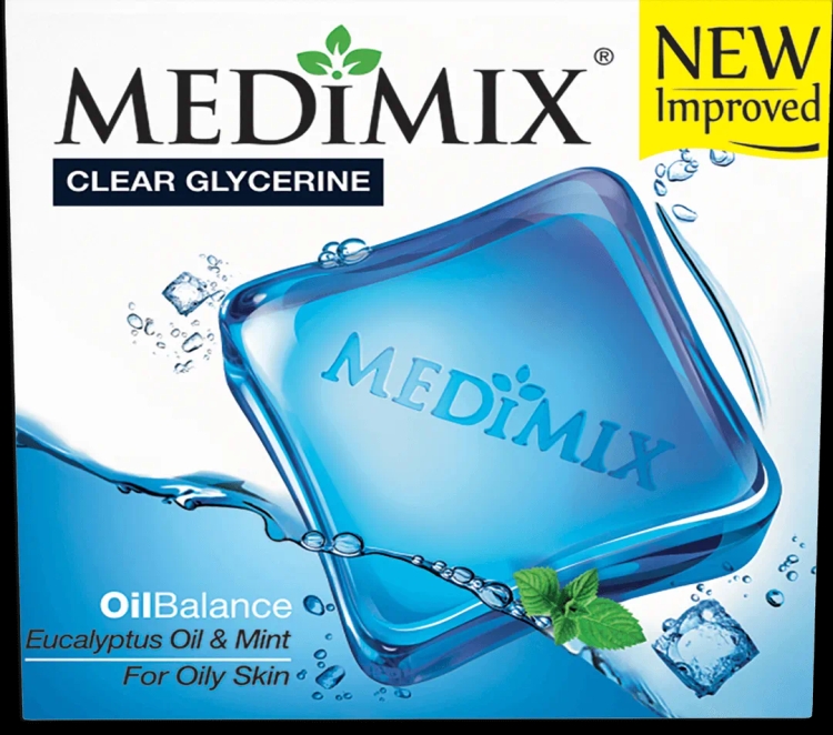 MediMix Soap Clear Glycerine Oil Balance 100g