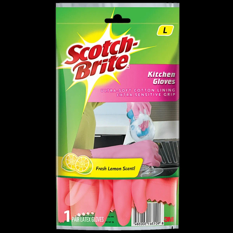 Scotch Brite Kitchengloves Large 1'S