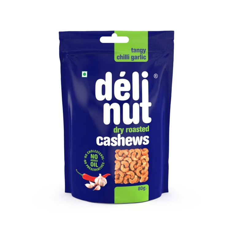 Delinut Cashew Tangy Chilli Garlic 80G