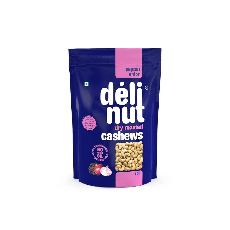 Delinut Cashew Pepper Onion 80G