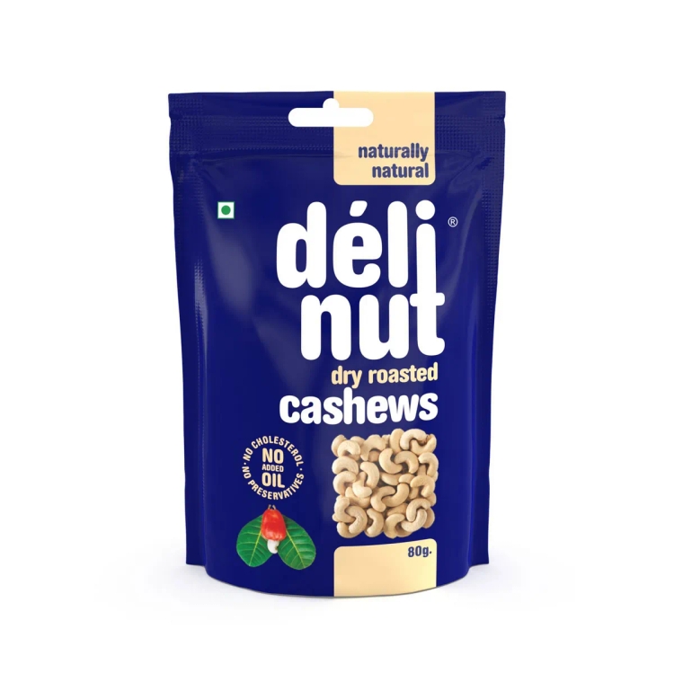 Delinut Cashew Plain Natural 80G