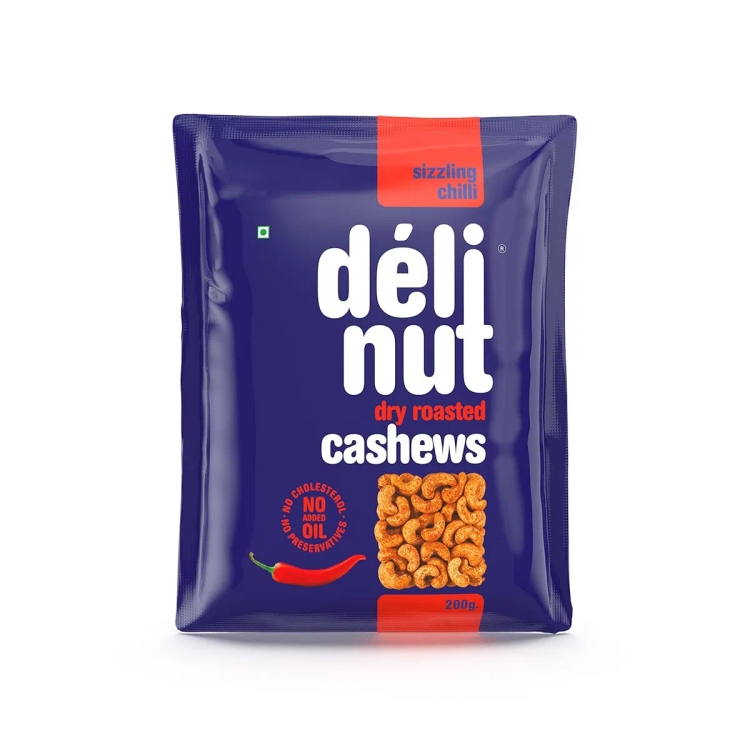 Delinut Cashew Sizzling Chilli 200gm