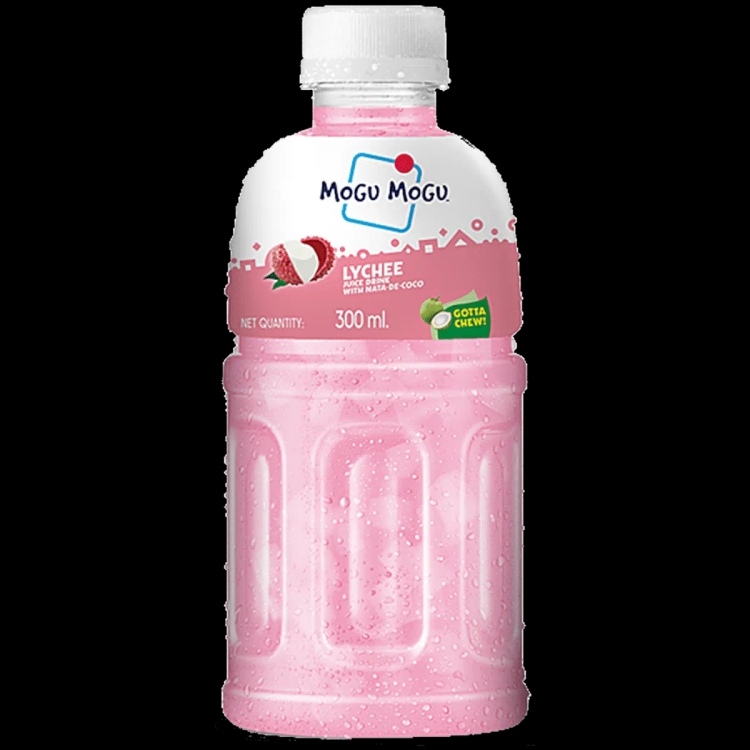 Mogu Mogu Lychee Juice Nata De Coco 300ml