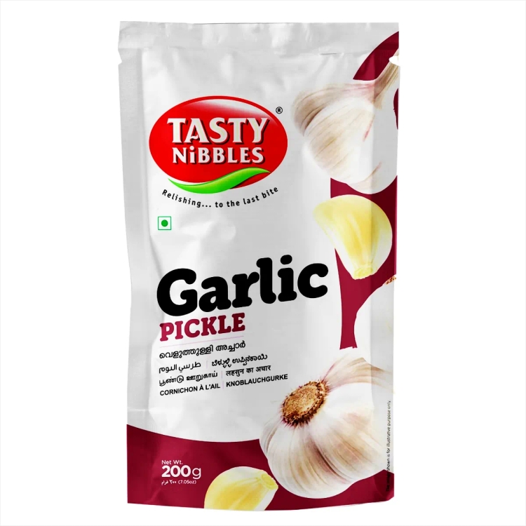 Tasty Nibbles garlic Pickle Pouch 200gm 