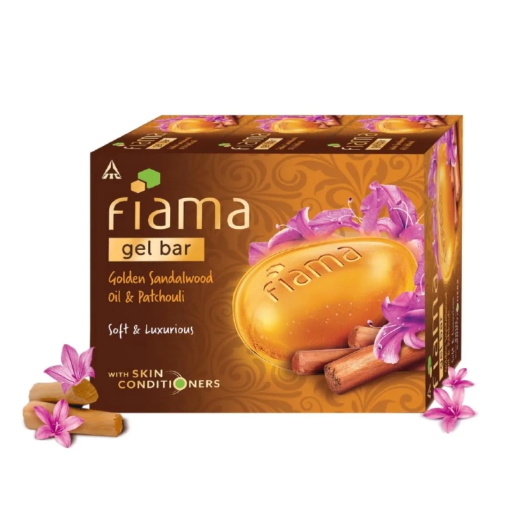 Fiama Di Wills Soap Golden Sandalwood & Patchouli 125G 3'S