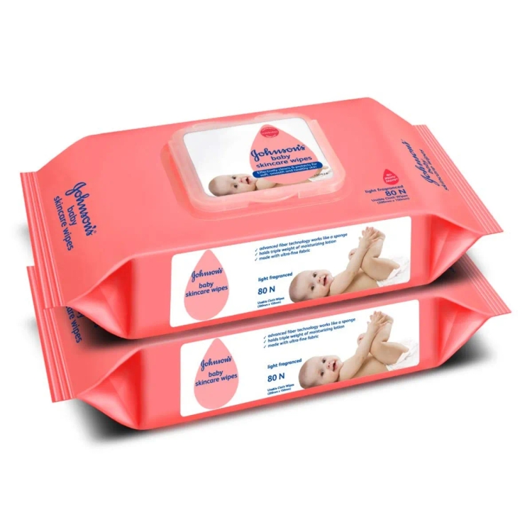 Johnson & Johnson Baby Wipes Skincare  2 X 72S