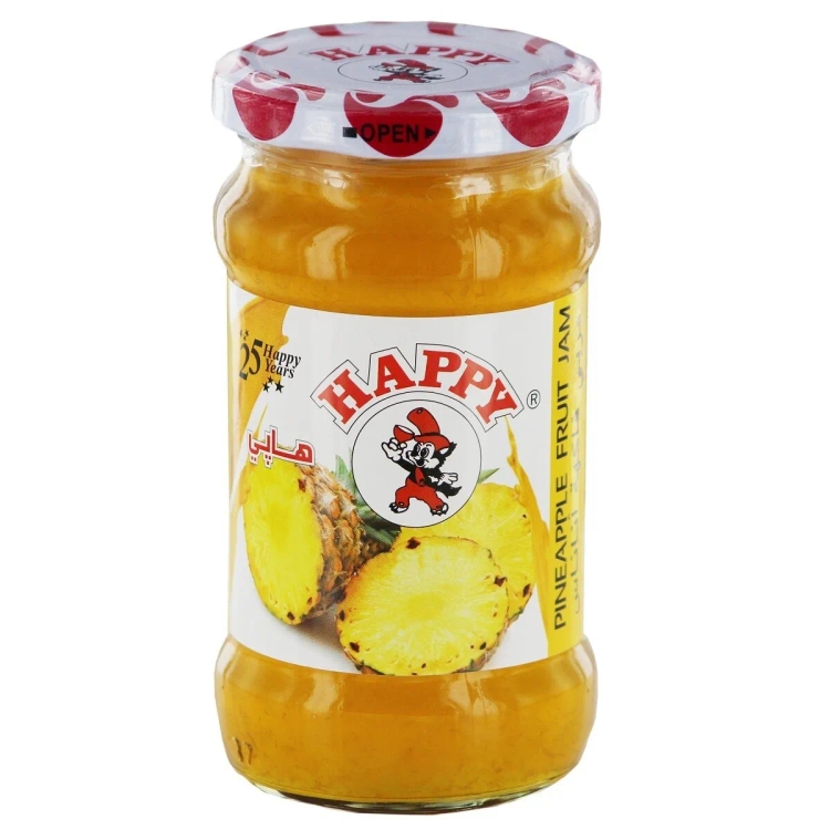 Happy Pineapple Fruit Jam 350g