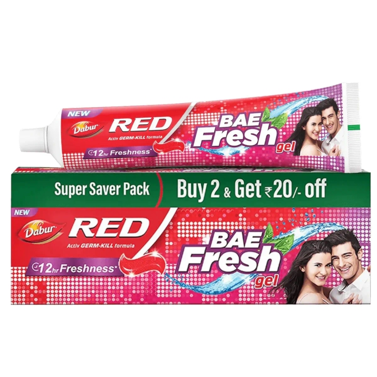 Dabur Tooth Paste Red Bae Fresh 150G + 150G