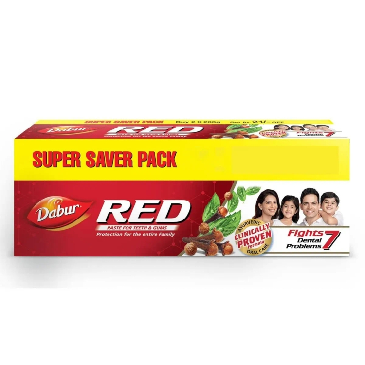 Dabur Red Tooth Paste 200G+200G