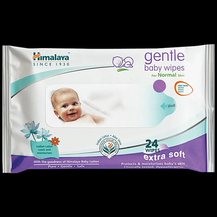 Himalaya Baby Wipes 24s
