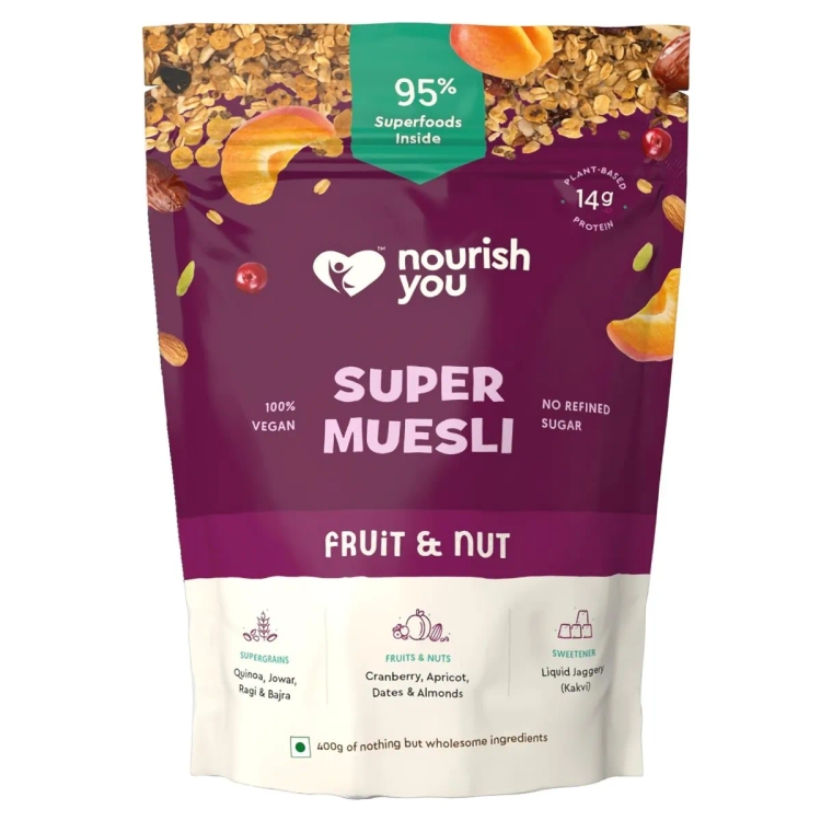 Nourish You Super Muesli Frut & Nut 400G