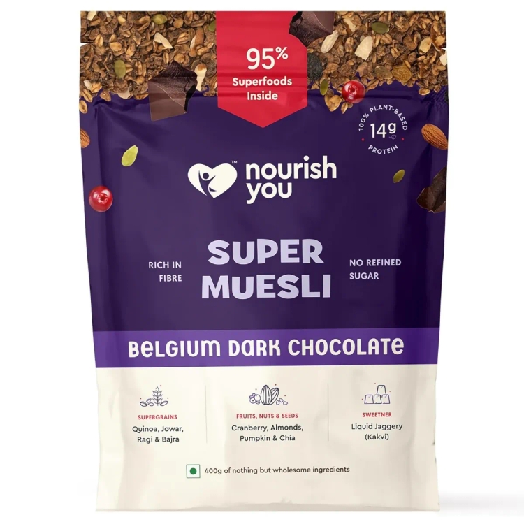 N/Y Spr Museli Belgium  Dark Chocolate 400G