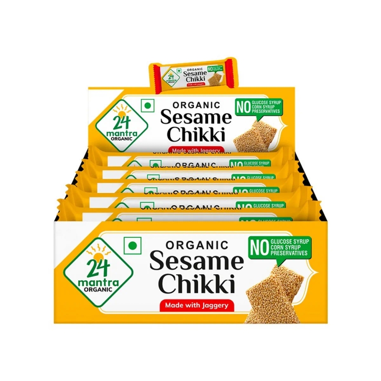 24 Mantra Organic 200gm Sesame Chikki