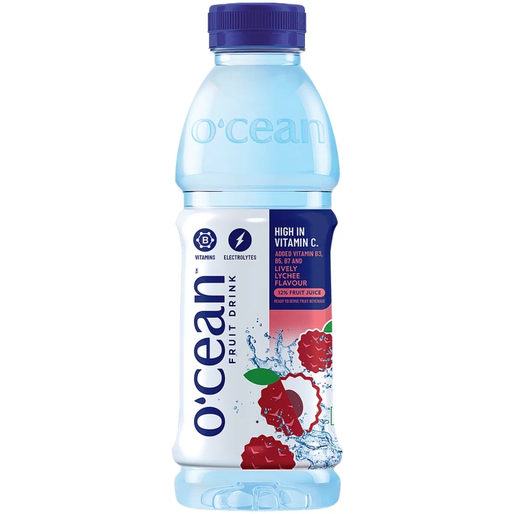 Ocean Lively Lychee Flavour Fruit Drink, 500 ml