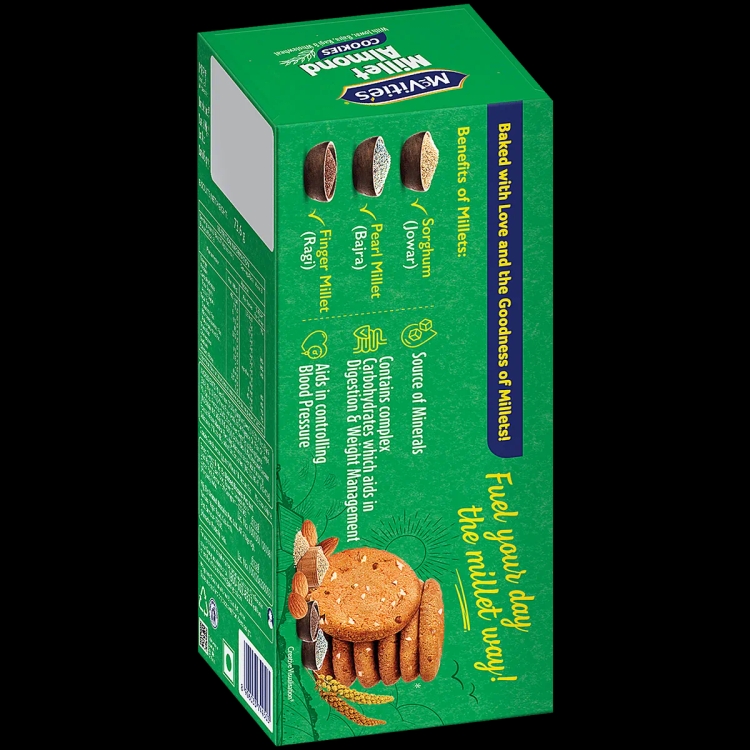 Mcvitie'S Millet Almond Cookies  73.6 G