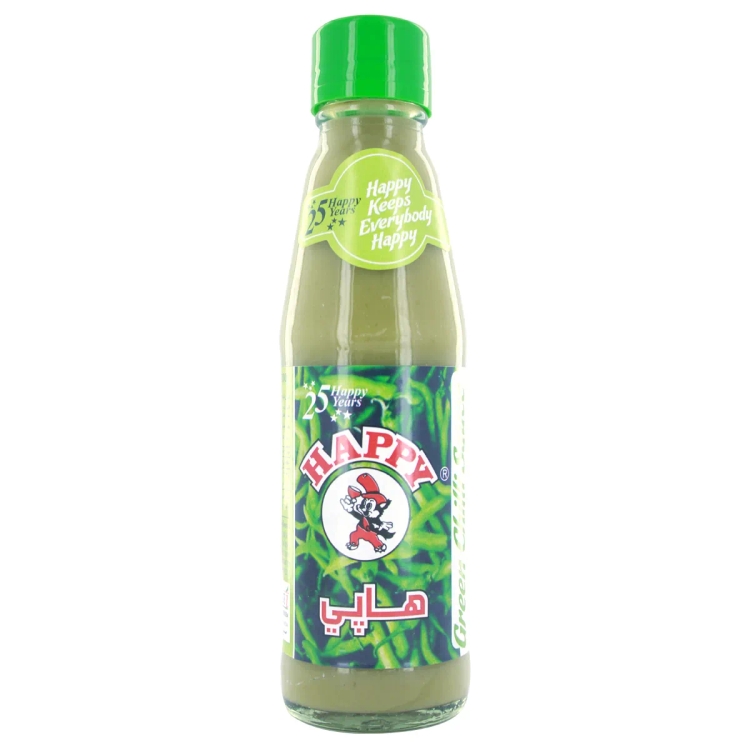 Happy Green Chilli Sauce 200g