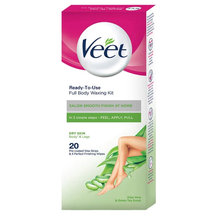Veet Wax Strip Easy Grip Dry Skin 20S
