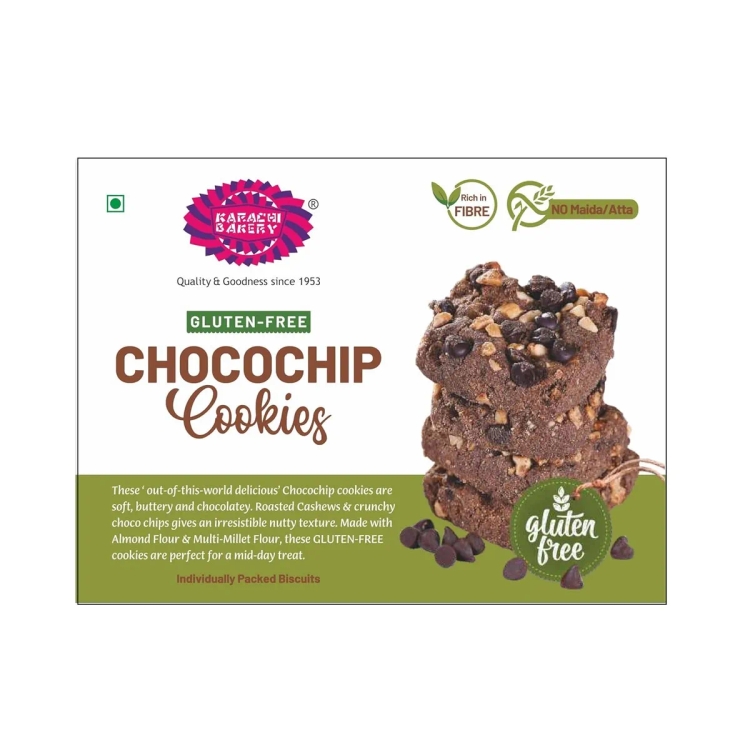 Karachi Gluten Free Biscuits Chocochip 250g