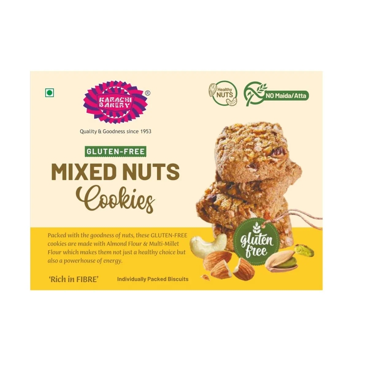 Karachi Gluten Free Biscuits Mixed Nut 250g