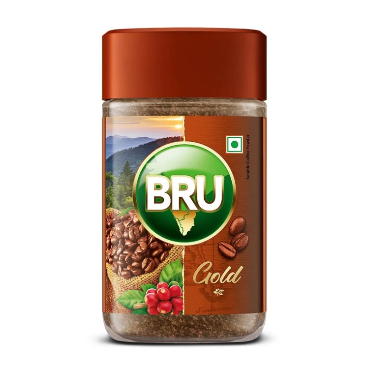 Bru Gold Freeze Dried  Powder, Glass Bottle, Coffee 55G,