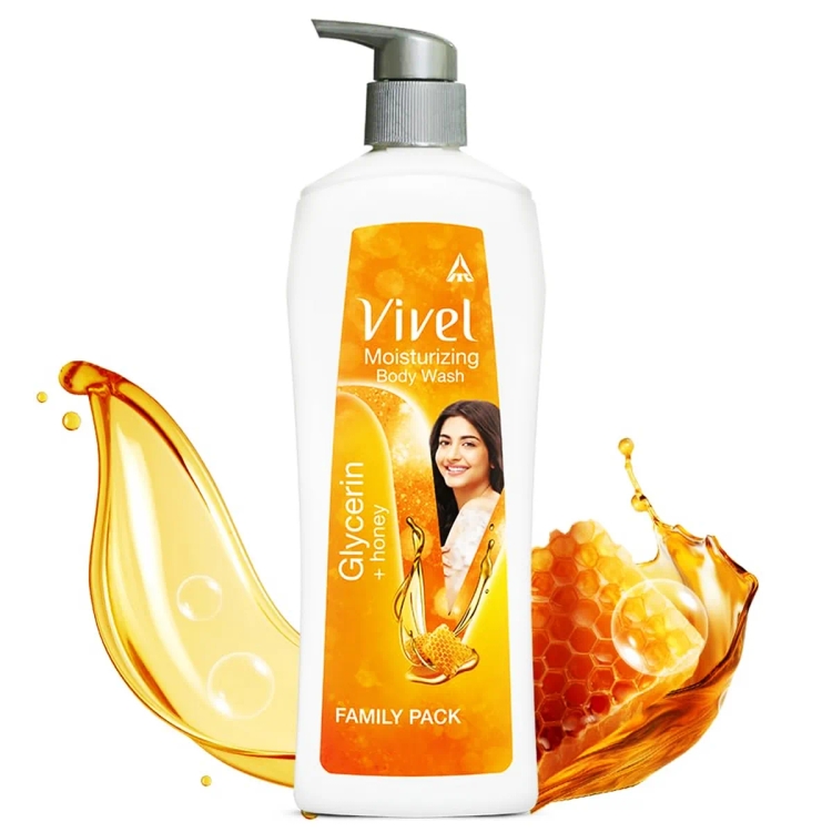 Vivel Moisturizing Glycerin & Honey Body Wash 500Ml
