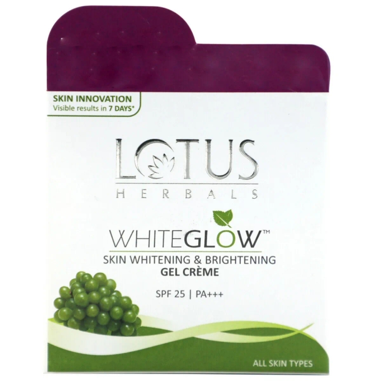 Lotus Herbals Gel White Glow SPF 25 60 Gm