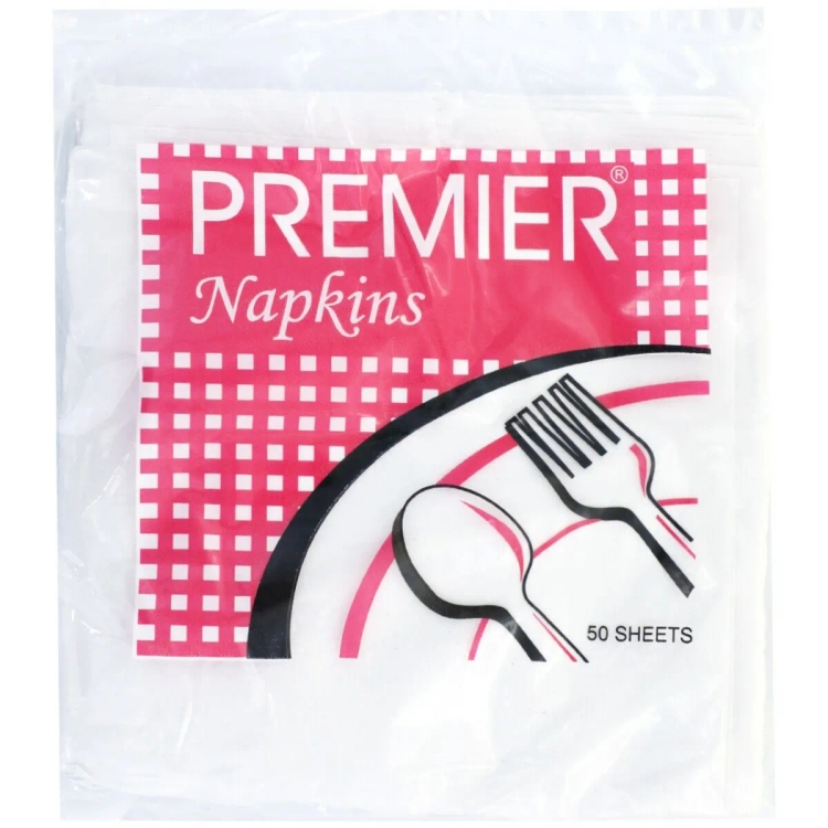Premier Napkins 33 Cm X 33 Cm 50'S