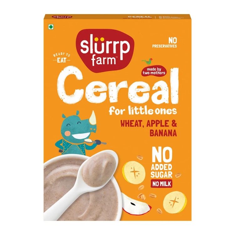 Slurrp Farm nstant Wheat Apple & Banana Cereal 300g