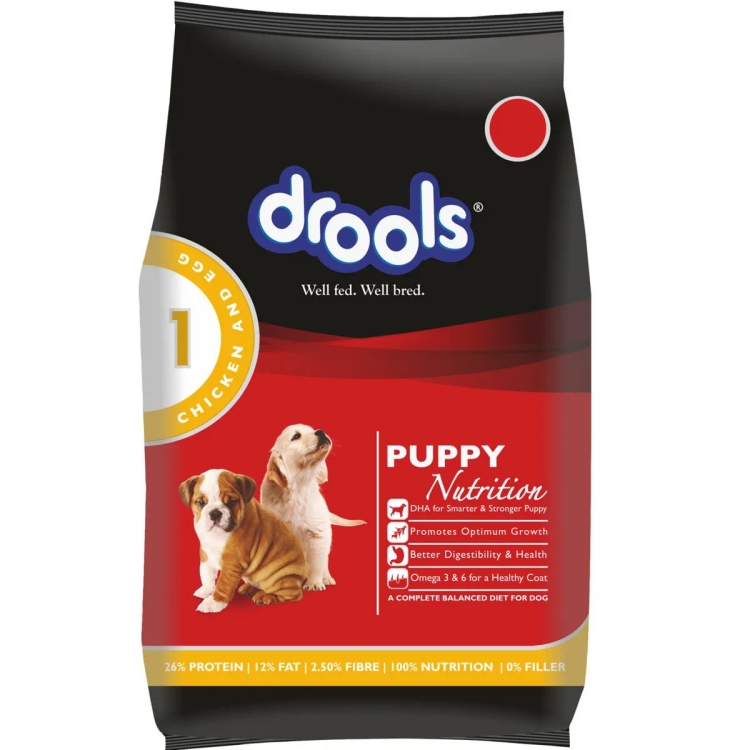 Drools Puppy Egg, Chicken 1.2 kg Dry Young Dog Food