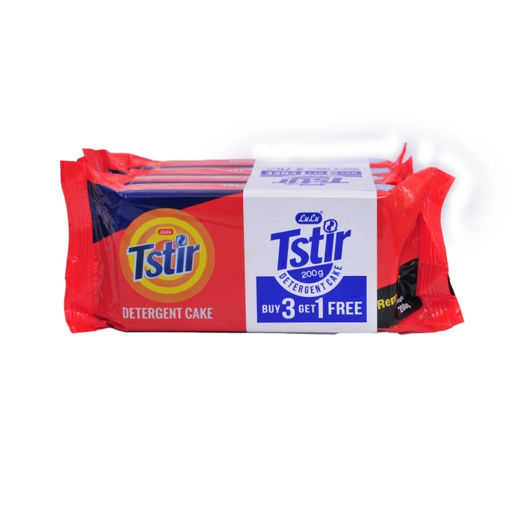 Lulu T-stir Detergent cake 200g x (3+1)