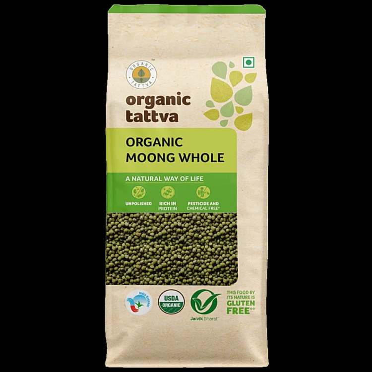 Organic Tattva Organic Moong Dal Whole 500g