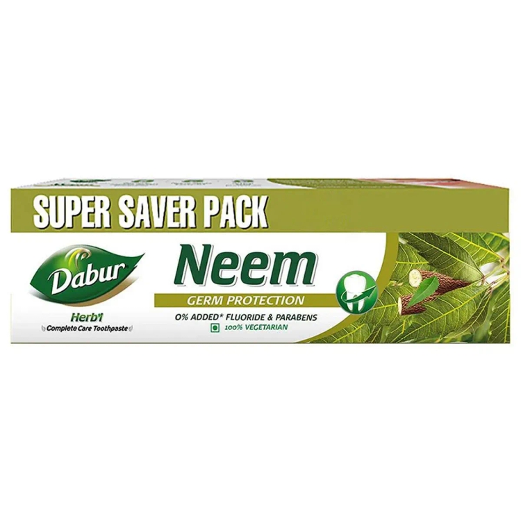 Dabur Tooth Paste Herbal Neem 200G +100G