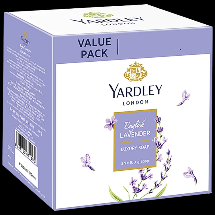 Yardley Soap English Lavender 100g 3s