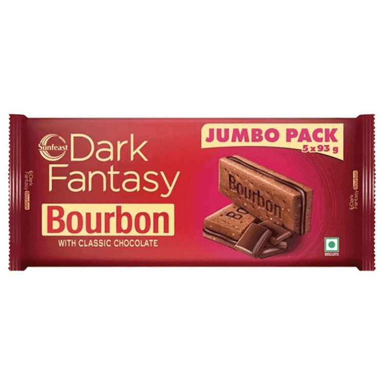 Sunfeast Dark Fantasy Bourbon With Classic Chocolate 465g