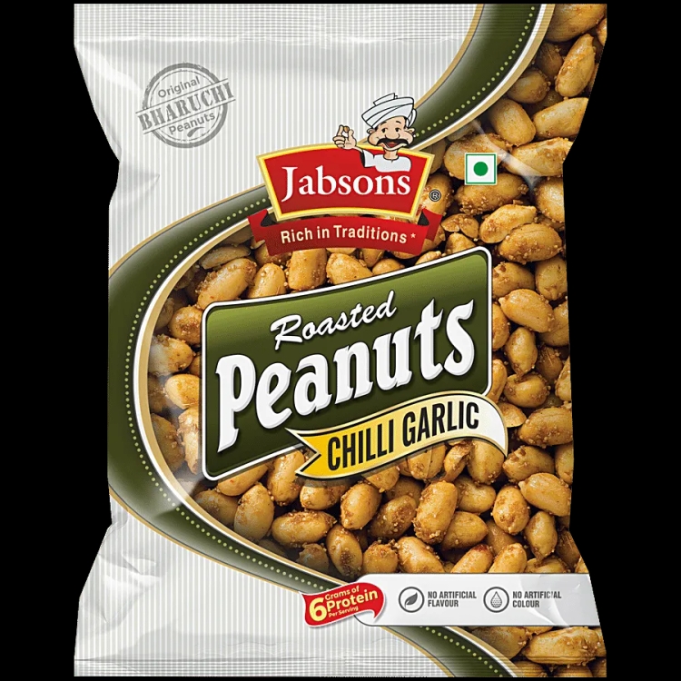 Jabsons Roasted Peanut Chilly Garlic 140G