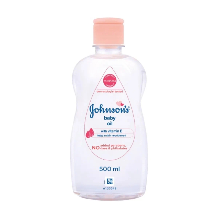 Johnson & Johnson Baby Oil Vitamin-E 500ml