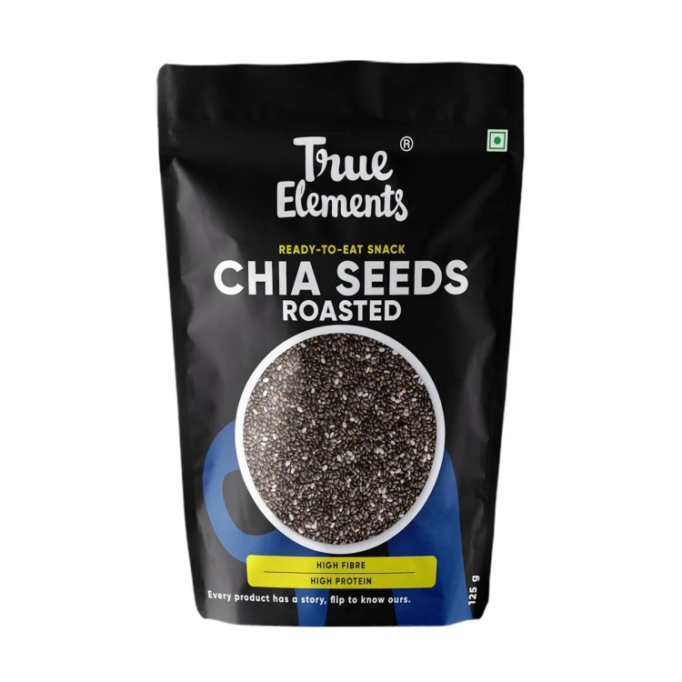 True Elements Roasted Chia Seeds 125g