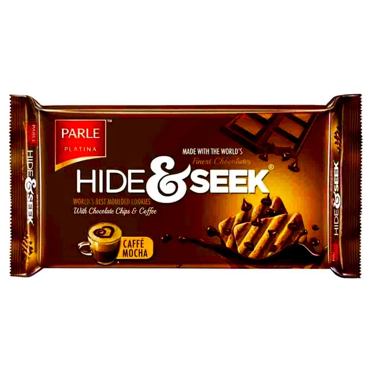 Parle Platina Hide & Seek Caffe Mocha Chocolate Cookies, 308g