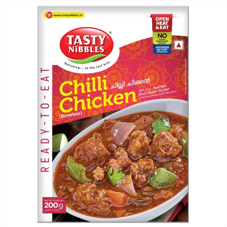 Tasty Nibbles Chilli Chicken Pouch 200g