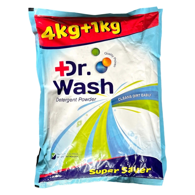 Dr Wash Detergent Powder Matic 4Kg+1Kg