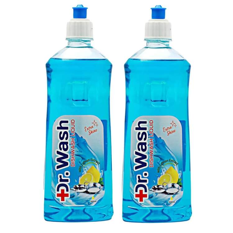 Dr.Wash Dish Wash Gel Blue 500Ml+500Ml